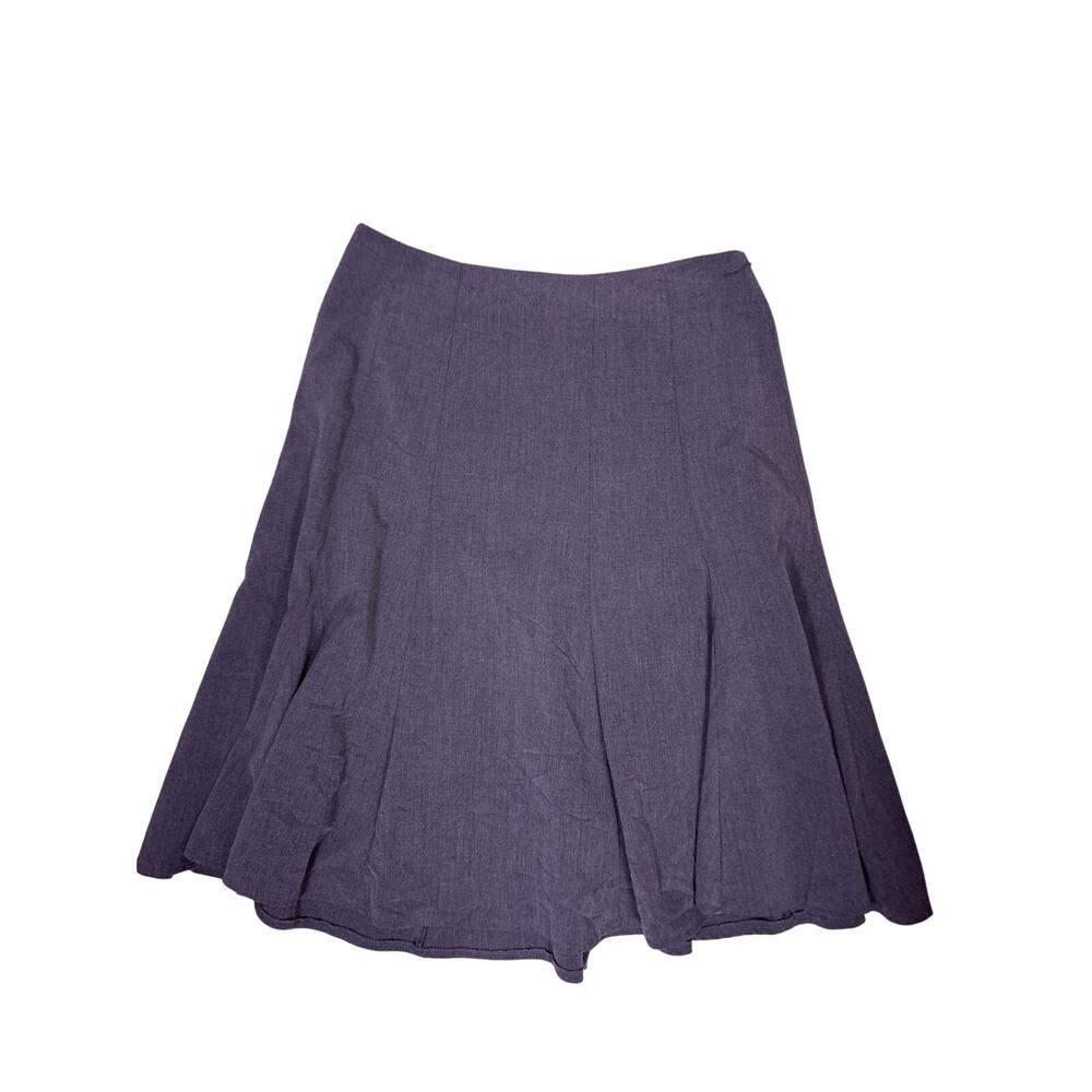 Dressbarn Grey Midi Skirt Women’s Size 10 Business Casual Office Classic - Picture 3 of 4